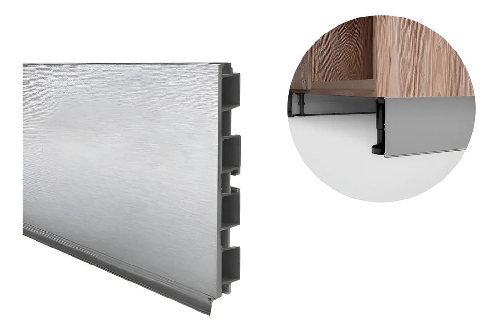 [HBZOCPVC12] ZOCALO PVC Alt 120mm X 4MTS