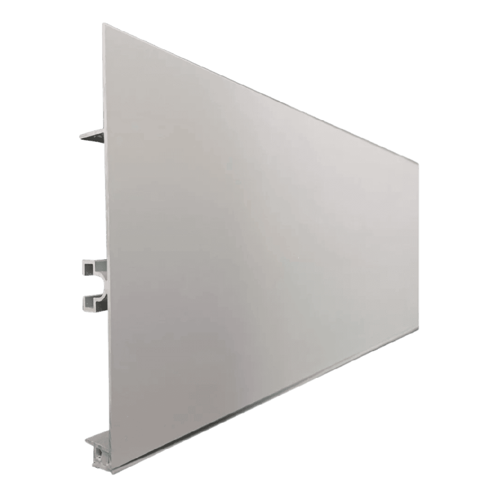 [HB5002] ZOCALO DE ALUMINIO PARA APLICAR ALT 12cm X 3 MTS (HB5002)