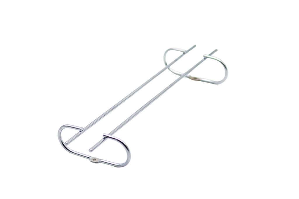 [HBPOR35] PORTACOPAS CROMADO DE 35CM RECTO